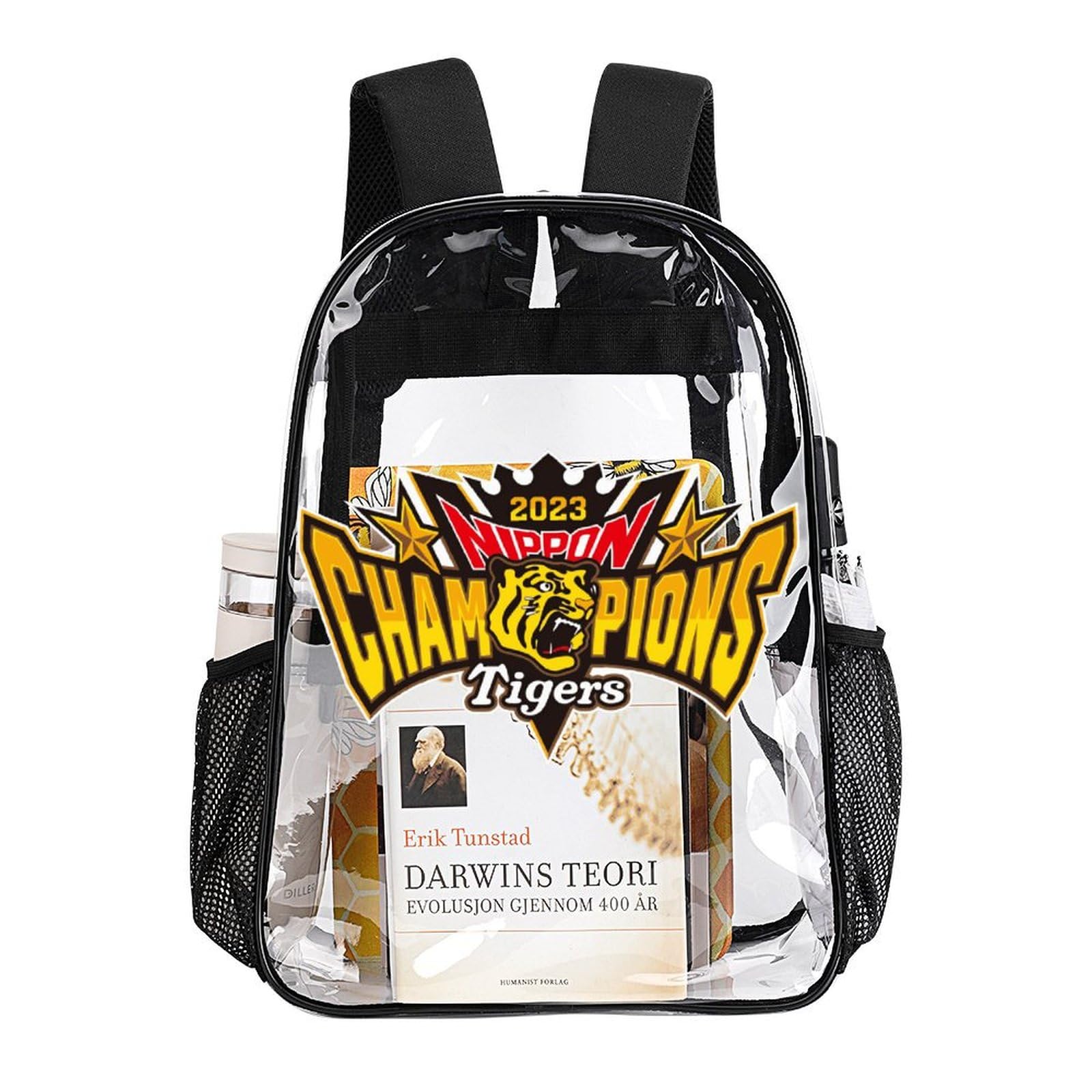 阪神タイガース バックパック 透明ポケット付き
