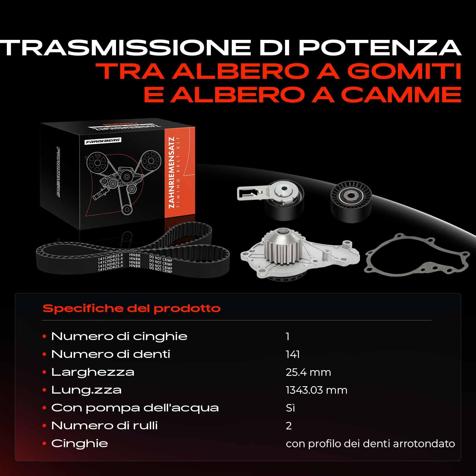 Frankberg Kit cinghia di distribuzione 7883-13258