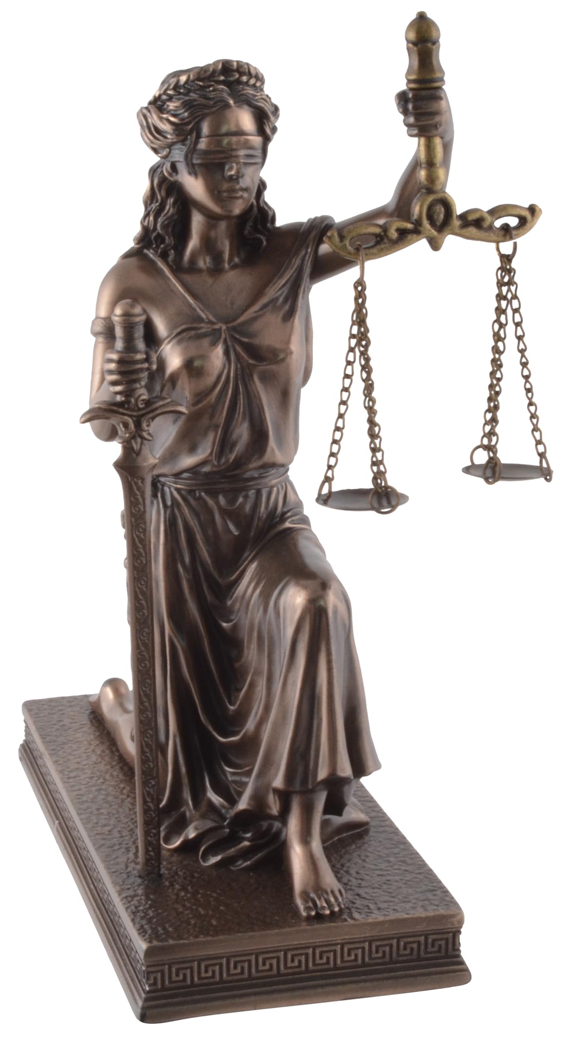 Römische Justitia Mit Waage Schwert Und Gesetzbuch Produktbild-Vorschau 9