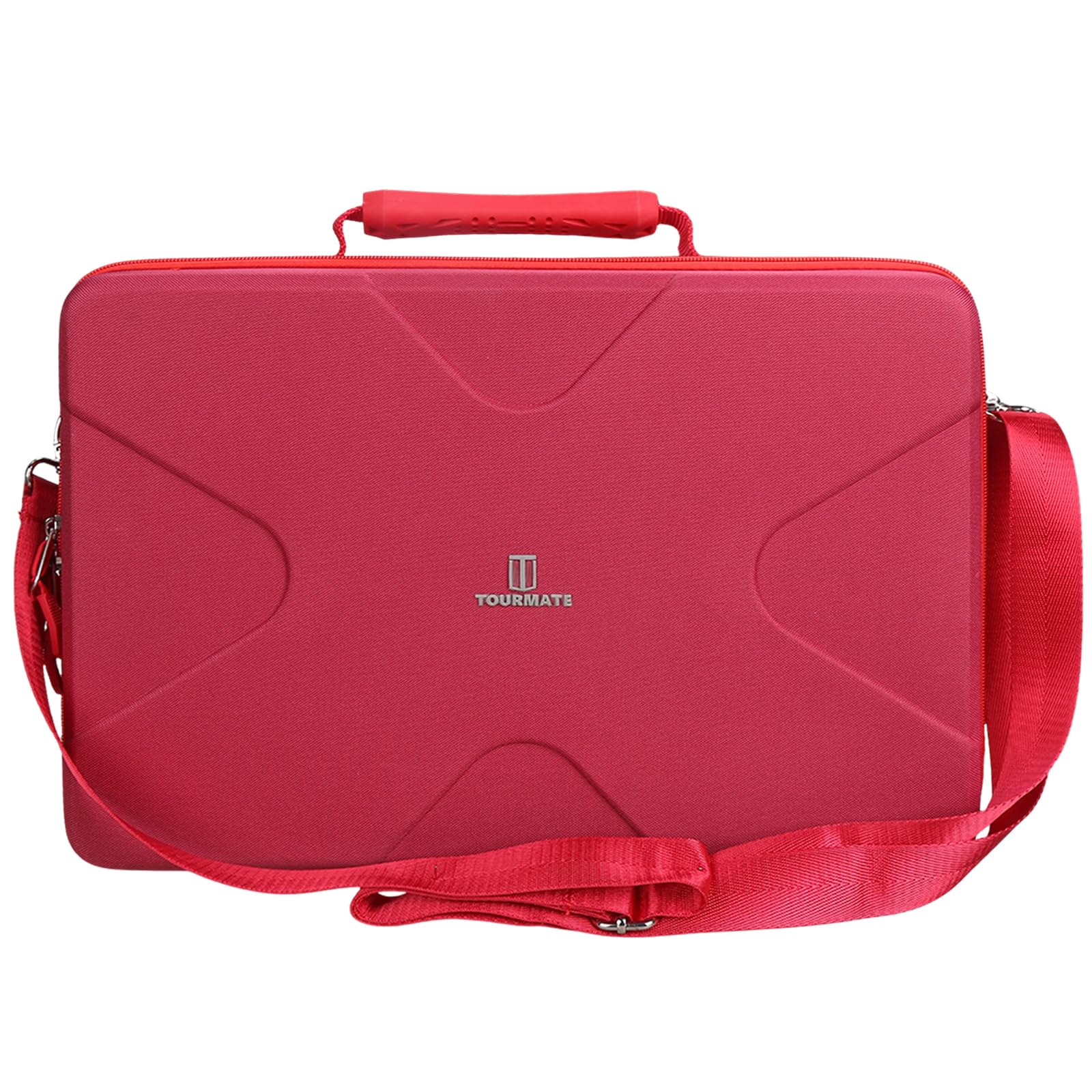 Tourmate PJGCWB - Custodia rigida per lettore DVD portatile Boifout/Popoto/Yoton da 17,5", 16,9", 15,6", PJGCWB 42,9 cm, POFOTO 15,7", scatola in EVA (solo scatola) (rosso scuro)