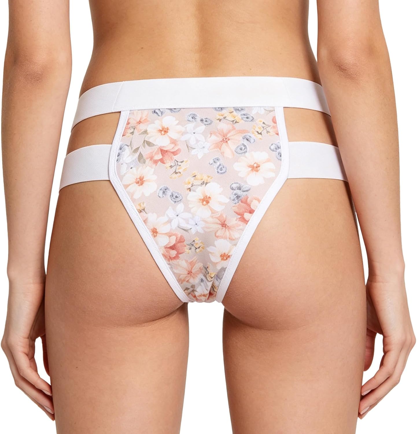 Jugaoge Women's Adjustable Straps G-String Thongs Comfortable Fit Prolapse Support Low Waist Underwear for Gym