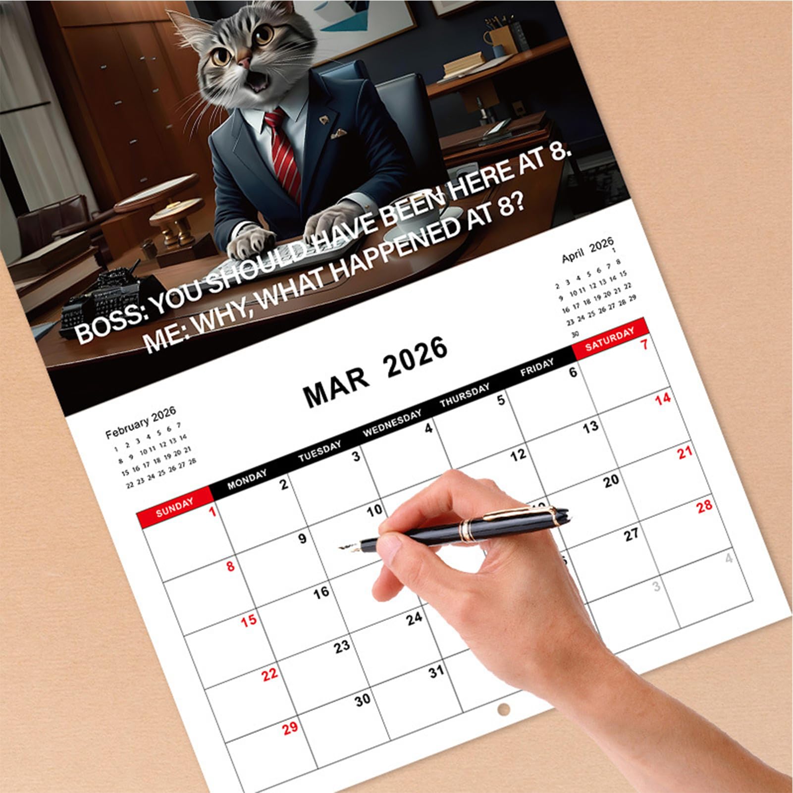 Calendario da Parete 2026 Strumento Per Pianificare Programmare | Calendario Planner Mensile e Settimanale per Camera da Soggiorno Cucina Frigo Scrivania