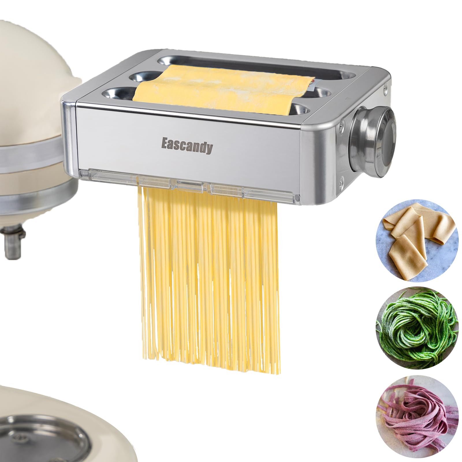 Pasta Maker Attachment For All KitchenAid Stand Mixers, 3-in-1 8