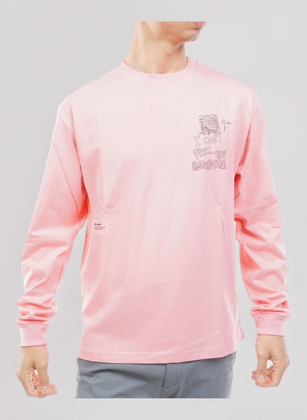 Amazon | [ステューデンツ ゴルフ] ゴルフ 長袖 プリントTシャツ