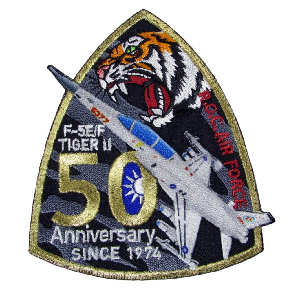 Amazon.co.jp: 台湾 ワッペン 台湾空軍 R.O.C. AIR FORCE F-5E/F TIGER