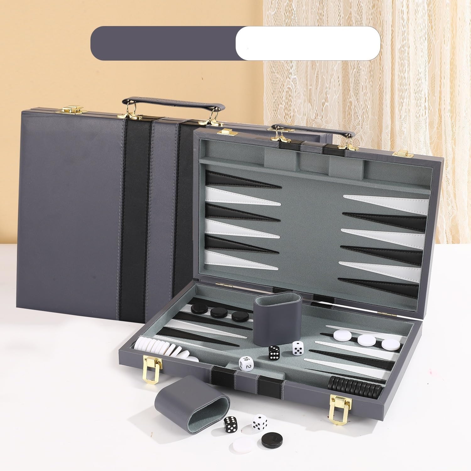 Juegos de Backgammon Grandes for Adultos Juegos de Mesa clásicos Ajedrez
