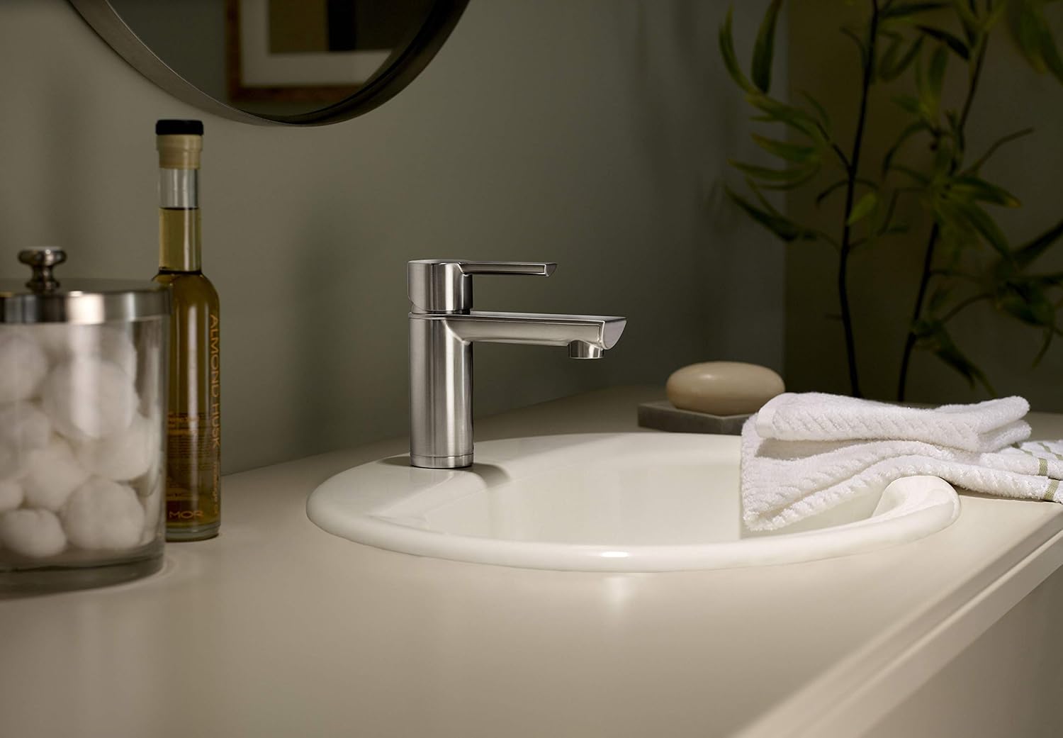 80% оƒƒ Dіѕсоunt Gerber DH221677BN Adonis Single Handle Bathroom Faucet with Metal Touch-Down Drain, Brushed Nickel