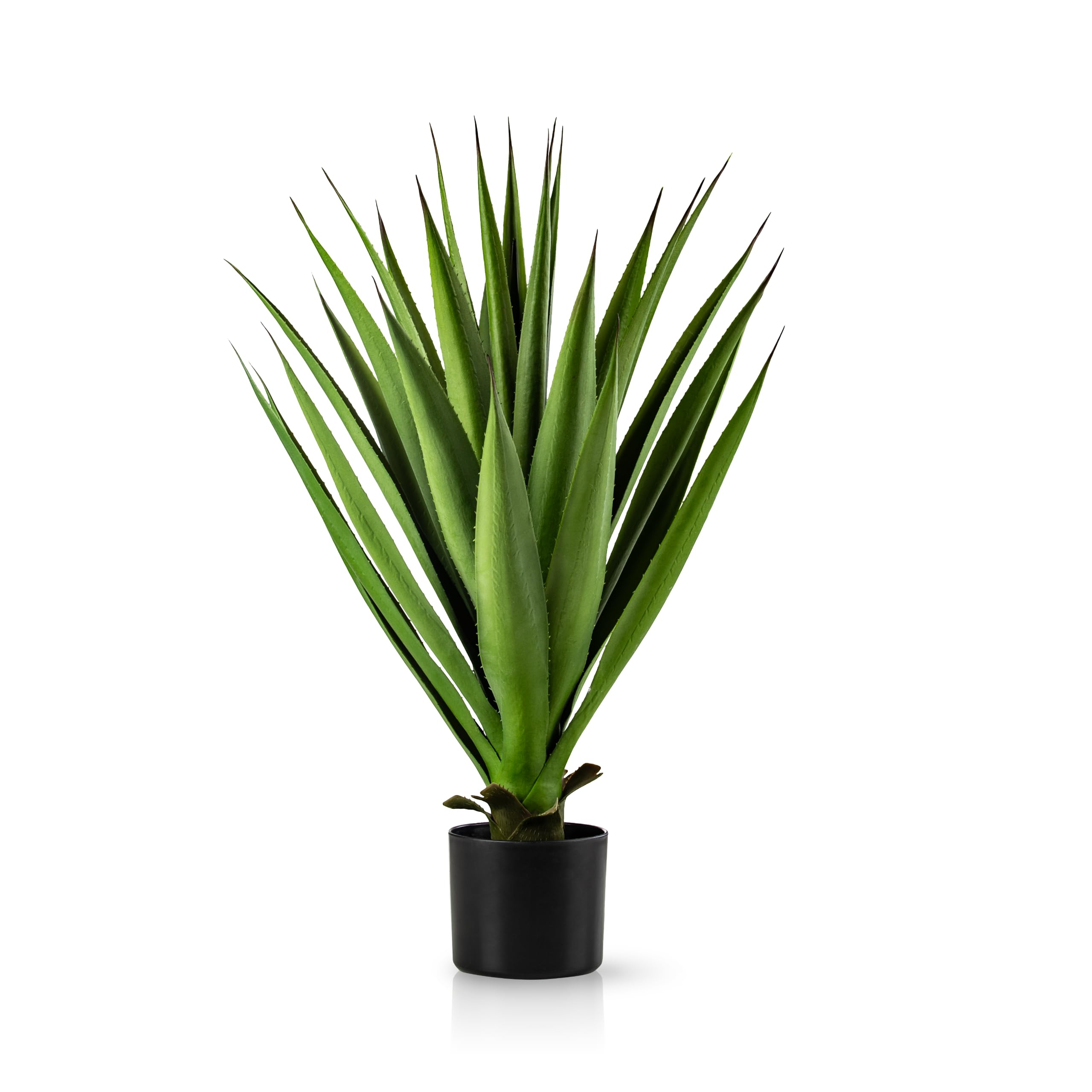 PASCH® Agave (75cm) - Kunstpflanzen groß | Künstliche Pflanzen wie echt | Kunstpalme | Künstliche Pflanzen groß | Künstliche Palmen | Artificial Plants | Große Kunstpflanzen im Topf | Fake Plant