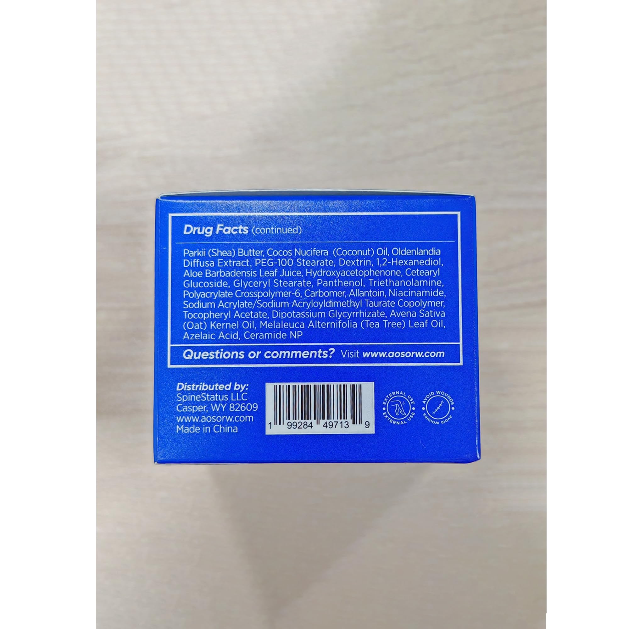 AOSORW Folliculitis & Acne Treatment Cream with Salicylic Acid, 100g