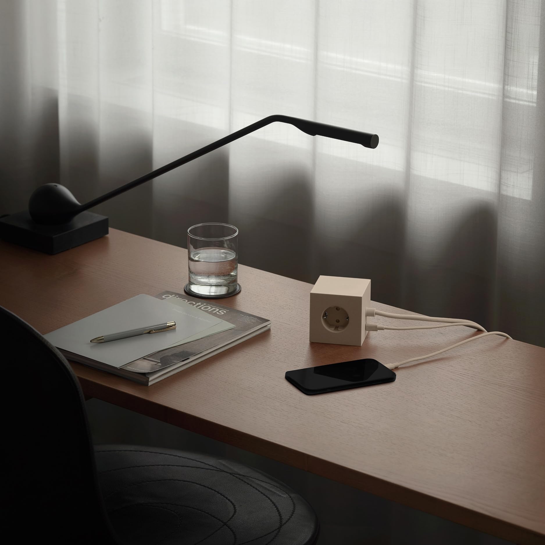 Avolt Square 1 Ciabatta Elettrica Cubo Multipresa, 3 Prese, 2 USB-C 30W | Ciabatta multipresa di design con prese Schuko