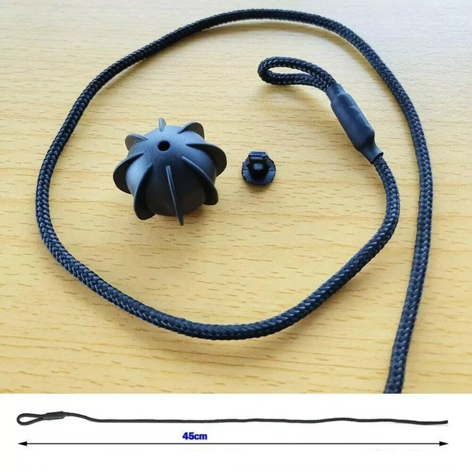EstanteríA Paquete Cuerda Cordón Universal Para Maletero De Coche 45 Cm 2 Unidades Color Negro