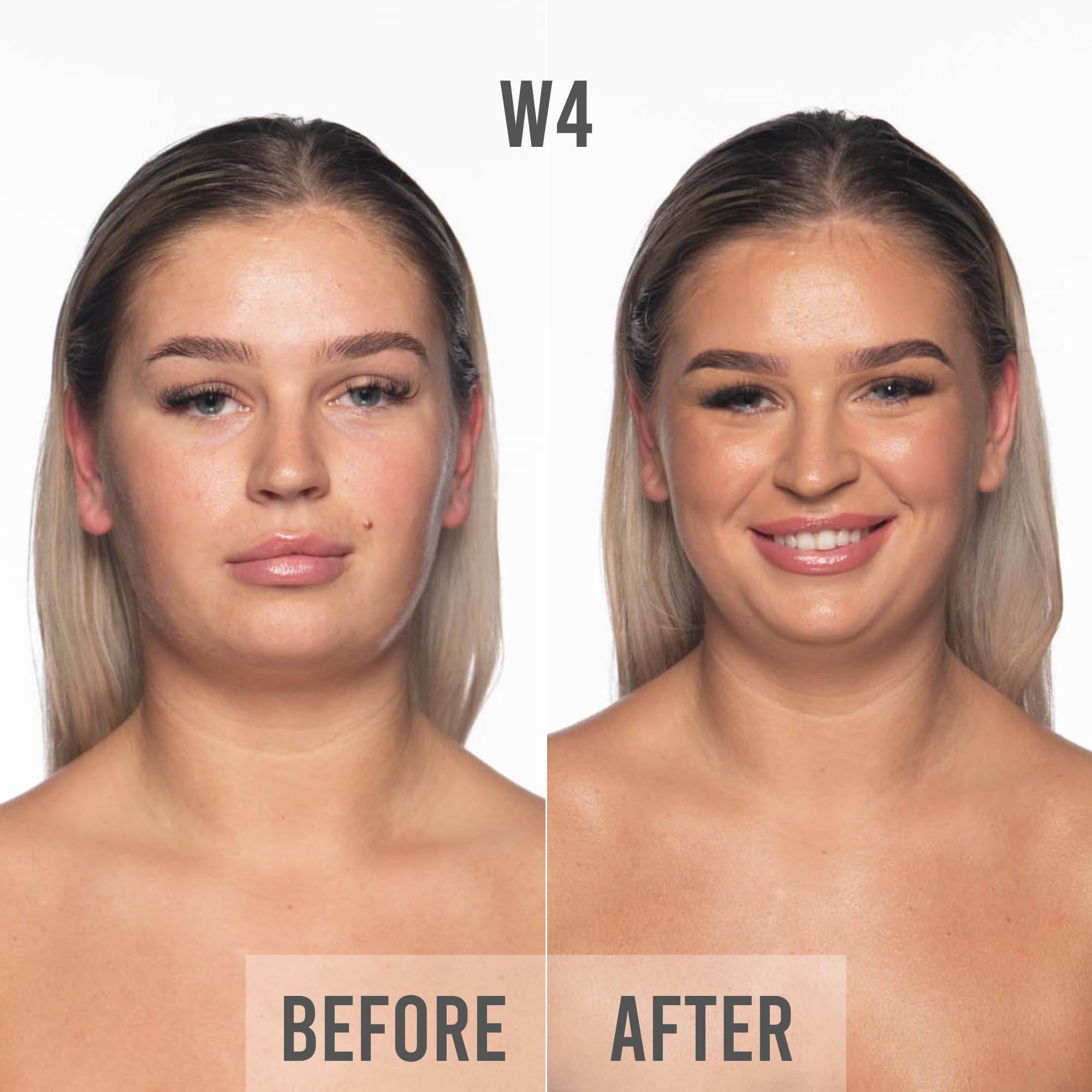 BPerfect Chroma Cover Luminous Foundation - Radiant Filter Finish, Buildable Coverage - Shade 10 - W4 Medium Warm Peach Tone - Image 2