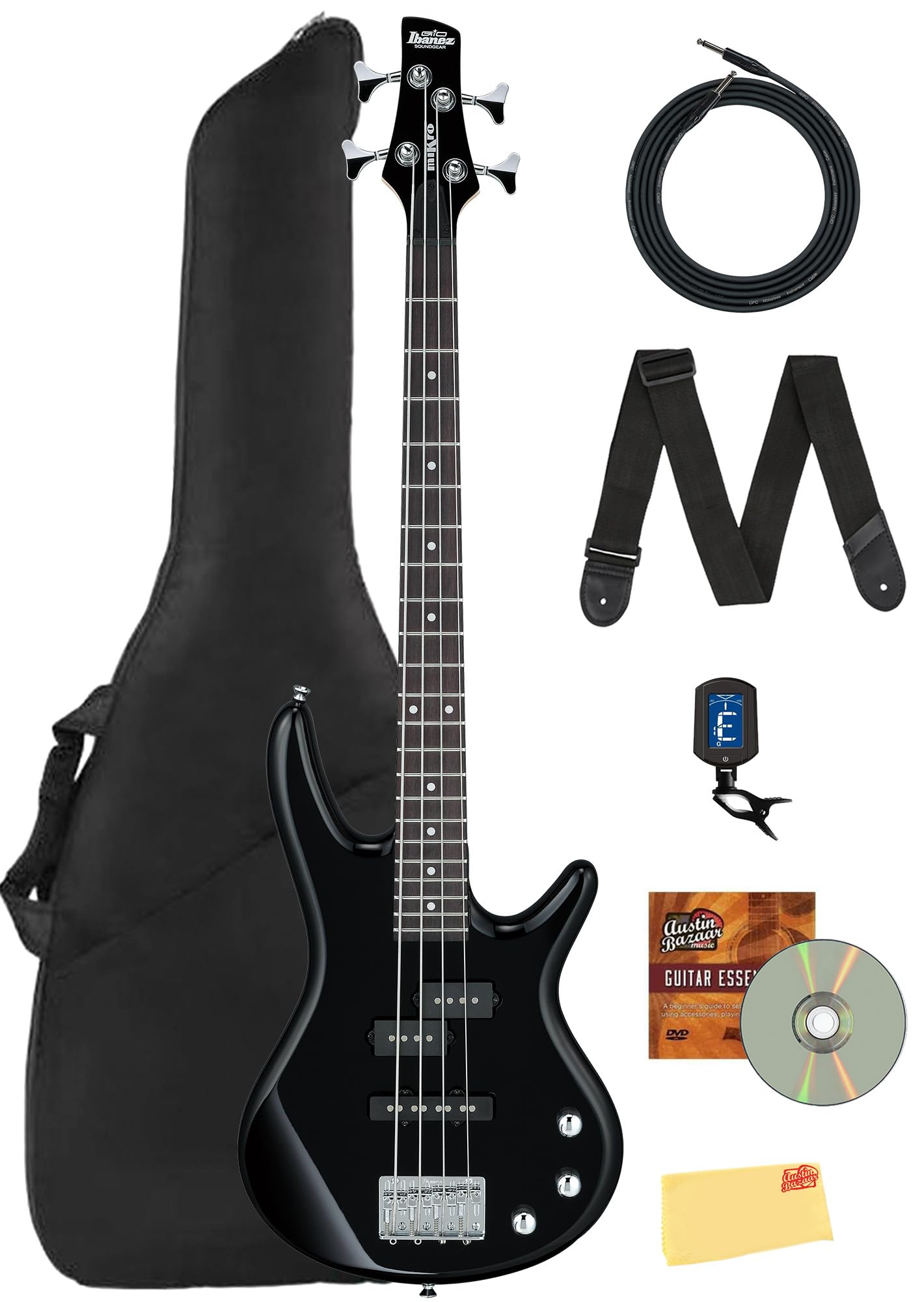Amazon.com: Ibanez GSRM20 SR Gio miKro Short-Scale Bass Guitar