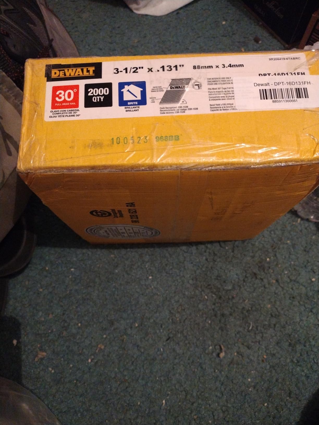 11/mo Finance DEWALT Framing Nails, Paper Tape, 30Degree, Smooth