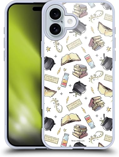 Vista 91 de Head Case Designs Funda de gel suave con licencia oficial de Harry Potter Slytherin, diseño de Reliquias de la Muerte XIII compatible con Apple