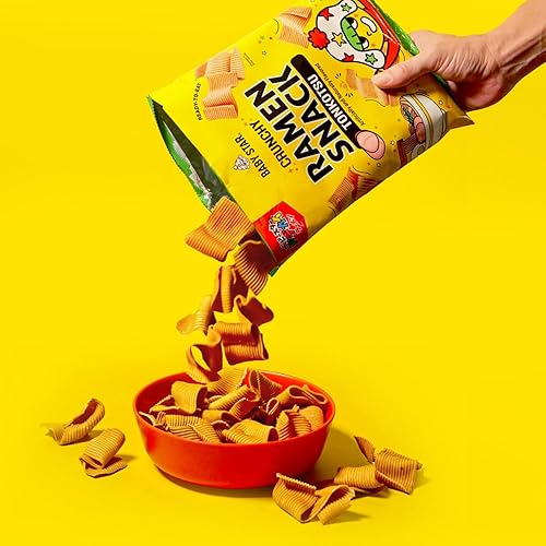 Miniatura 5 de Baby Star Bocadillo de ramen crujiente ancho - Tonkotsu 2.46oz (paquete de 6)