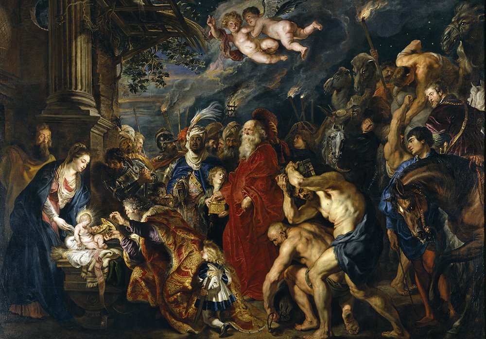 Tableau Rubens Magos Extra Large affiche mate haut de gamme encadrée