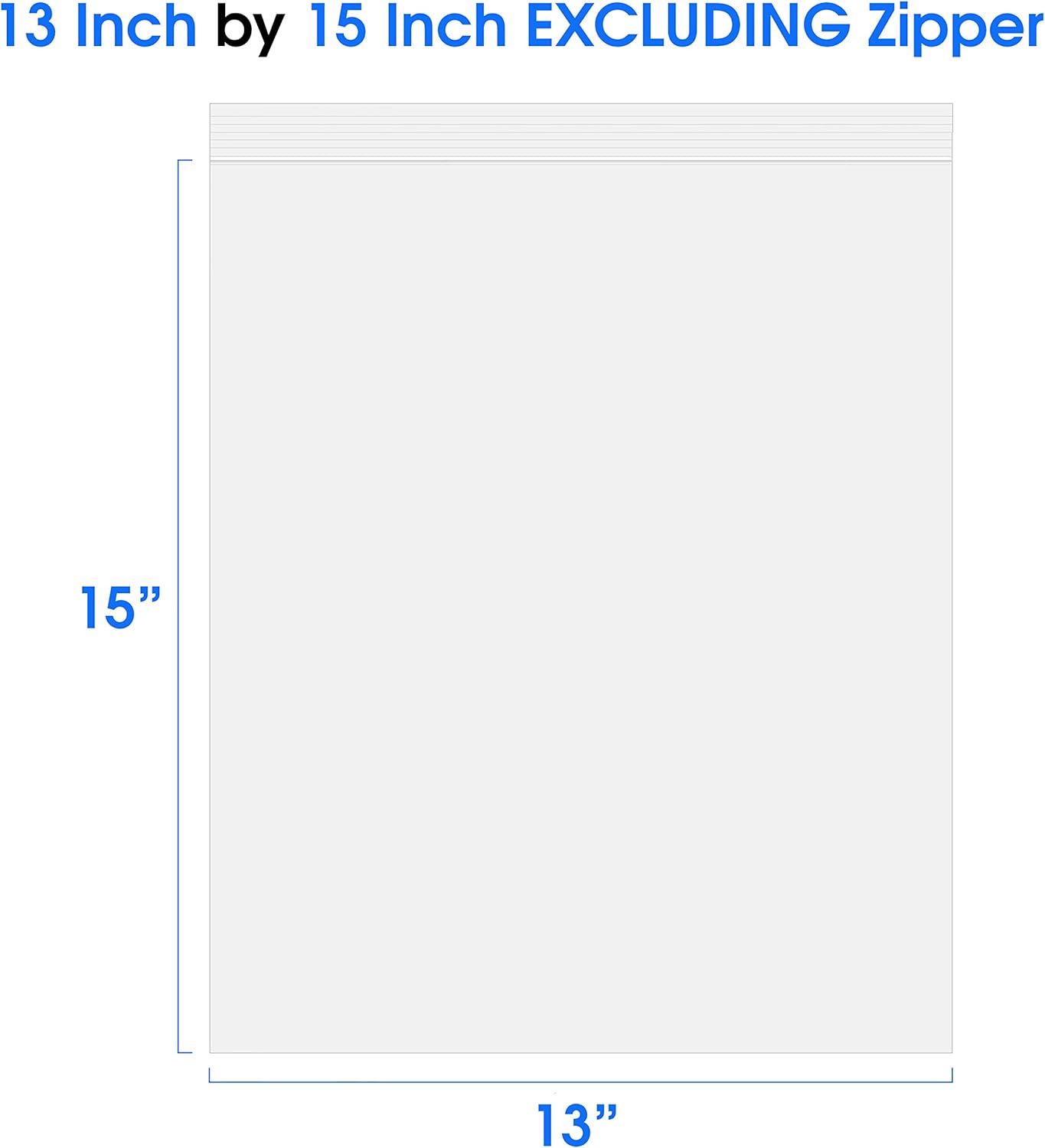 Spartan Industrial - 10” X 13” (500 Count) 2 Mil Clear Reclosable Zip Plastic Poly Bags with Resealable Lock Seal Zipper : Industrial & Scientific