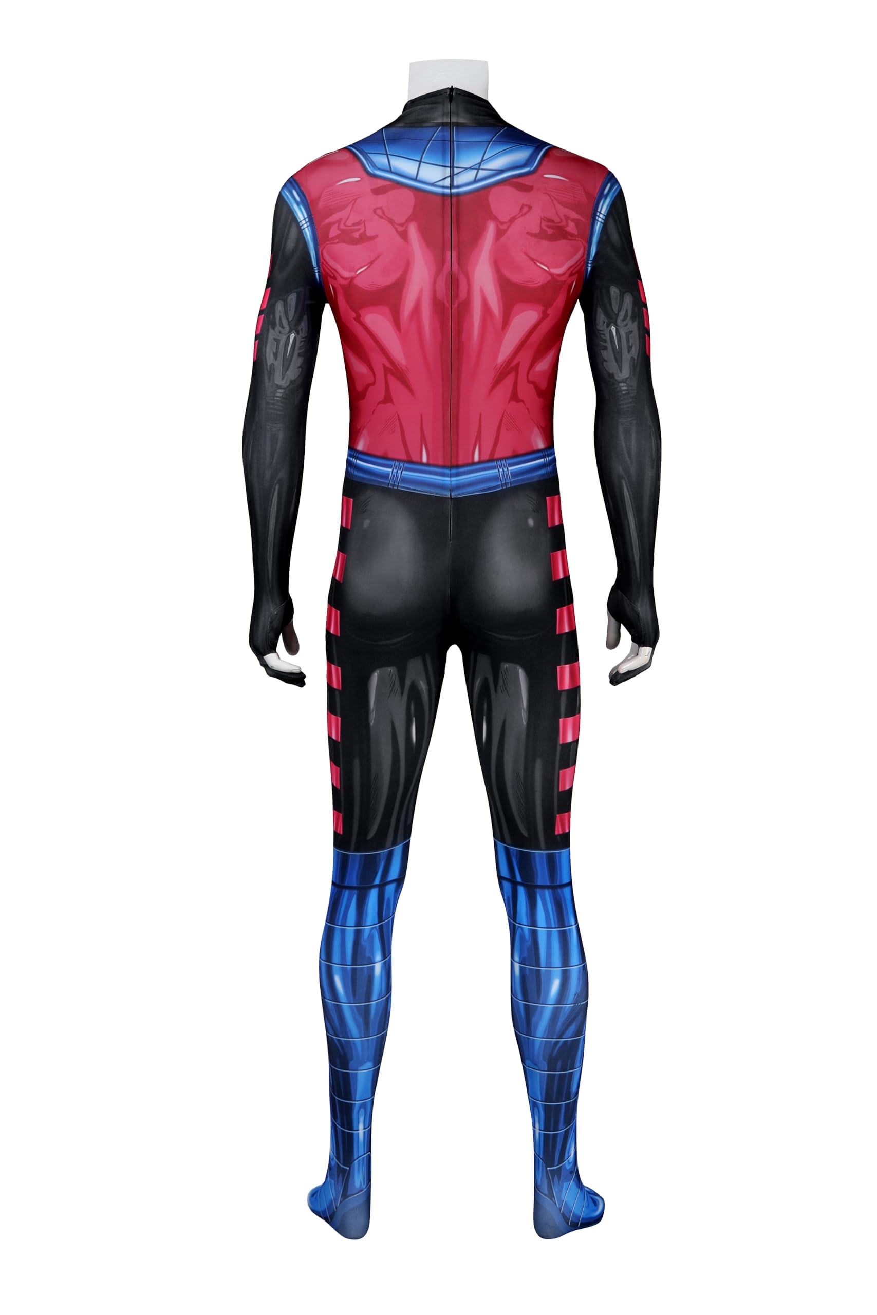Costume da uomo Remy Etienne LeBeau Cosplay Supereroe Gambit Costume Adulto con Maschera Mantello per Halloween