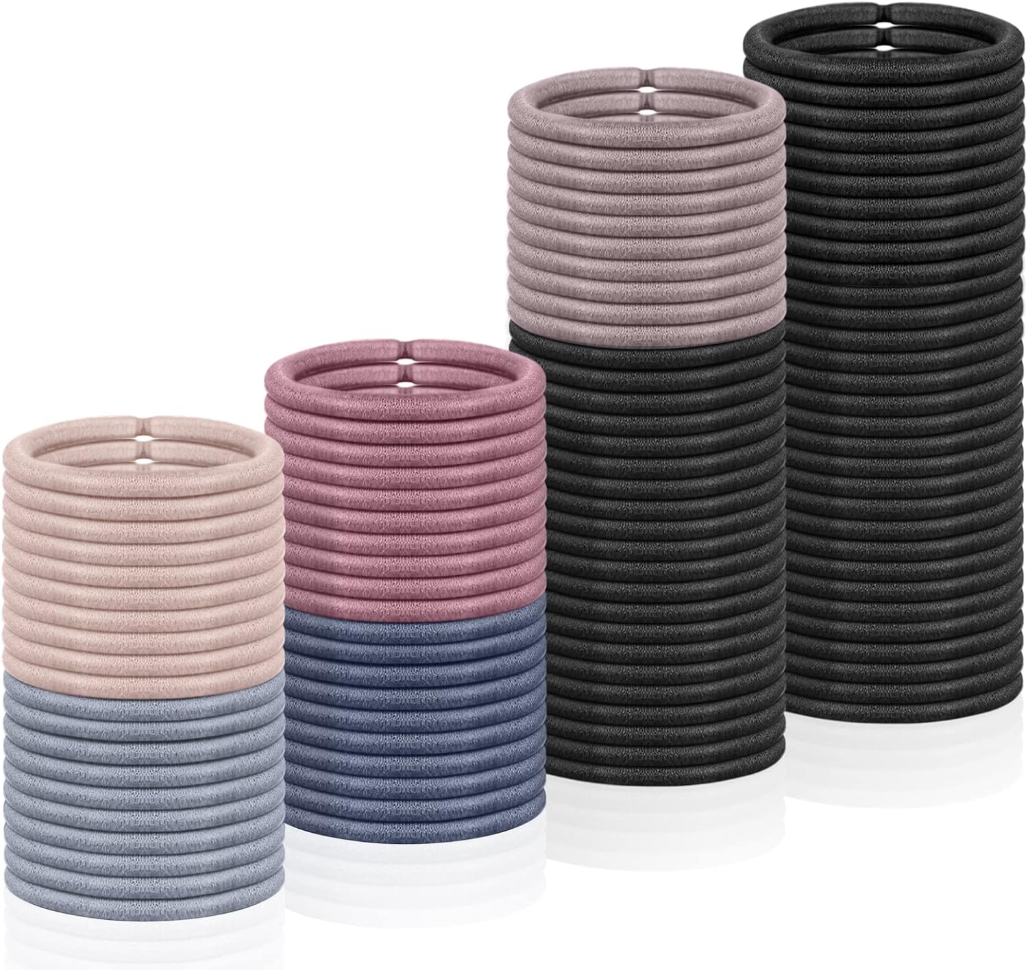 OWill elastic hair band, elastic band ponytail clip, 4 mm female hair