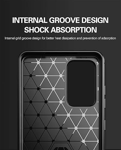 Miniatura 5 de Asuwish Funda compatible con Samsung Galaxy A52 5G4G y protector de pantalla de vidrio templado, accesorios de celda, funda delgada de TPU suave