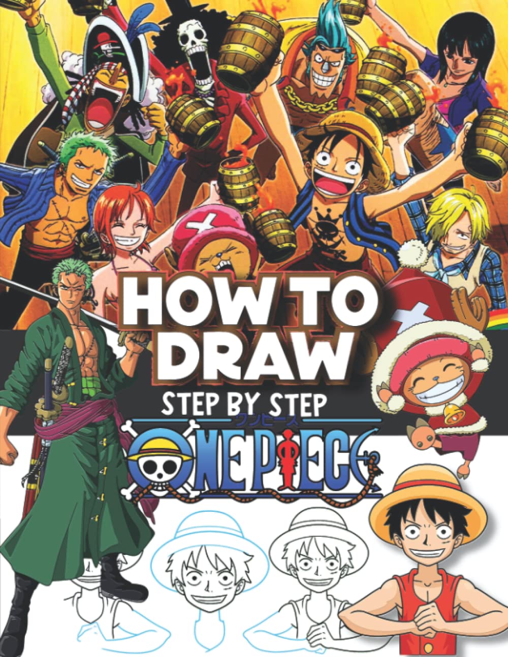 Buy How to Draw One Píece Characters Book Learn to Draw 45+ OP Anime