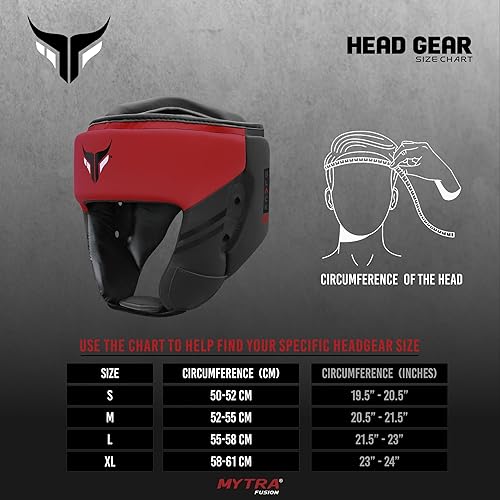 Miniatura 5 de Mytra Fusion Casco de boxeo - Equipo de combate con correa ajustable MMA, Muay Thai, Kickboxing, artes marciales, karate, equipo de cabeza
