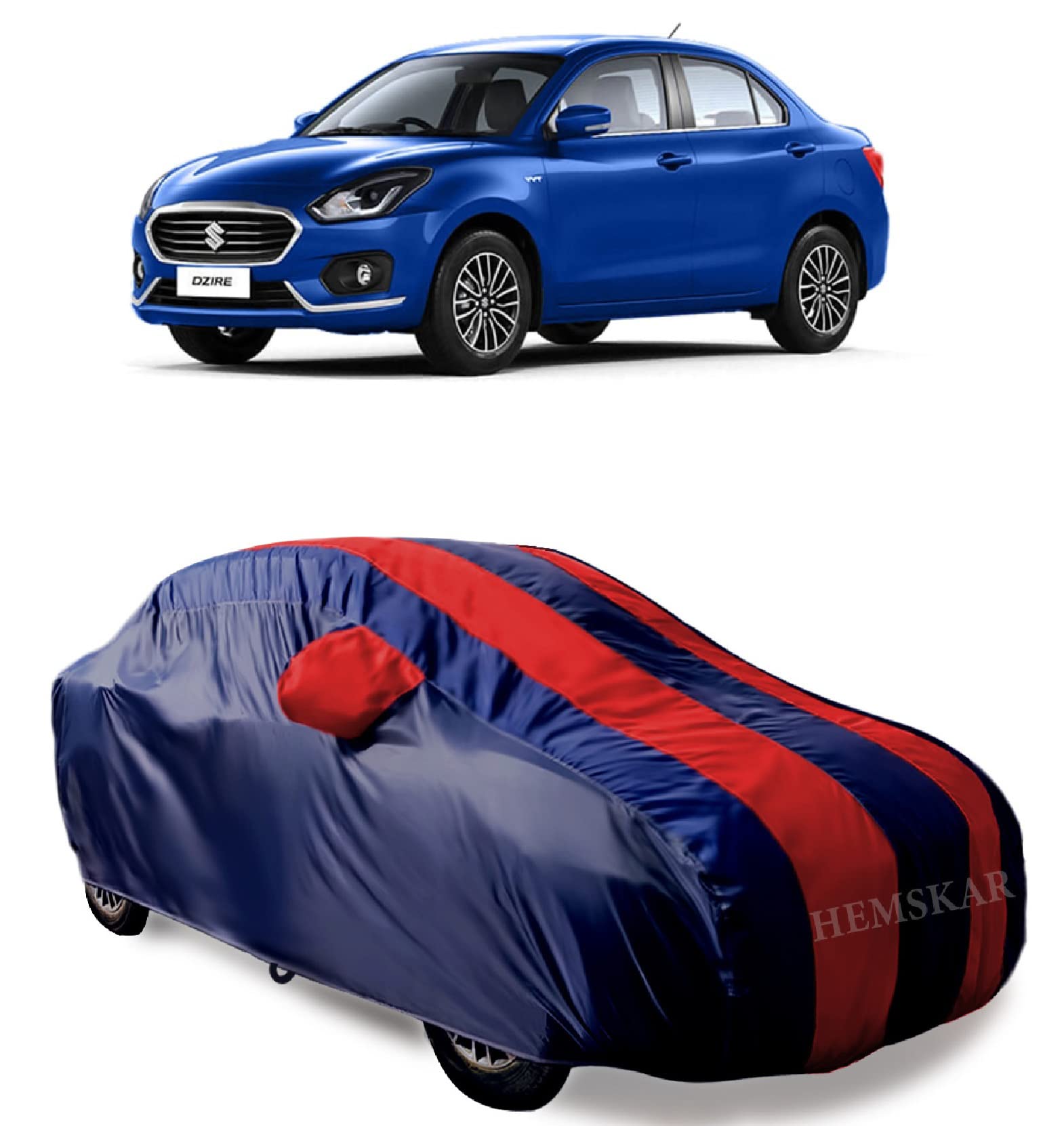 Hemskar All Weather Protection Car Body Cover Compatible With