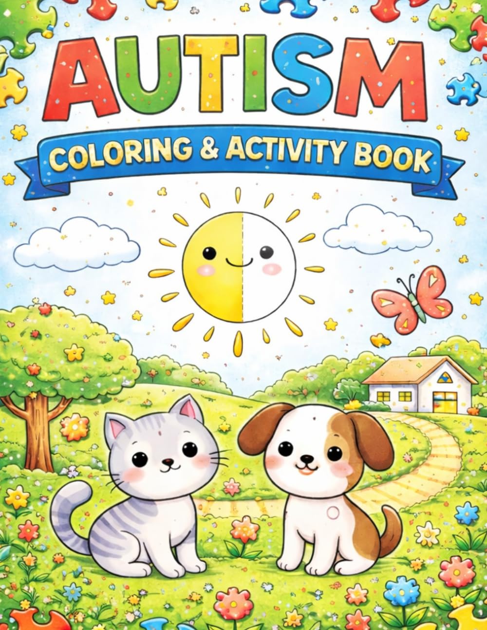 Autism Coloring and Activity Book for Kids Ages 4-8: Calming Coloring Pages, Mazes, Tracing, Matching Games and Fun Learning Activities for Children with Autism, ADHD and Special Needs
