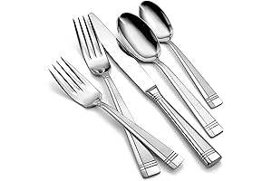 Oneida 45-Piece Amsterdam Everyday Flatware Set