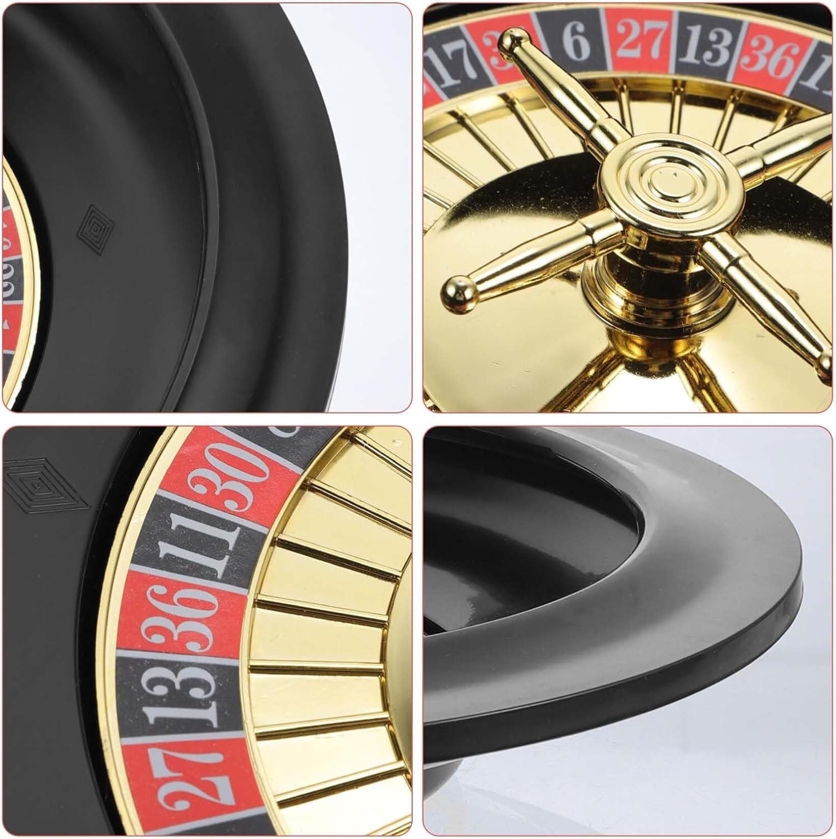 Roulette Portatile In Legno - Gioco Da Tavolo Casino, Diametro 001, Per Feste E Intrattenimento - Foto 6