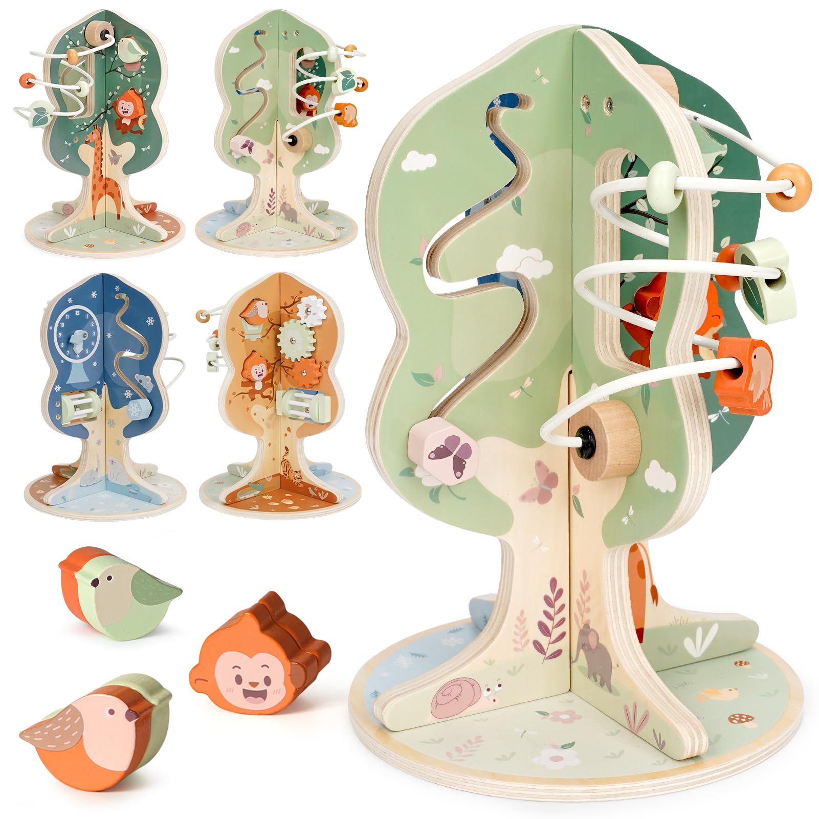 Amazon.com: Joyreal Montessori Toys for 1 Year Old - 8-in-1 Wooden
