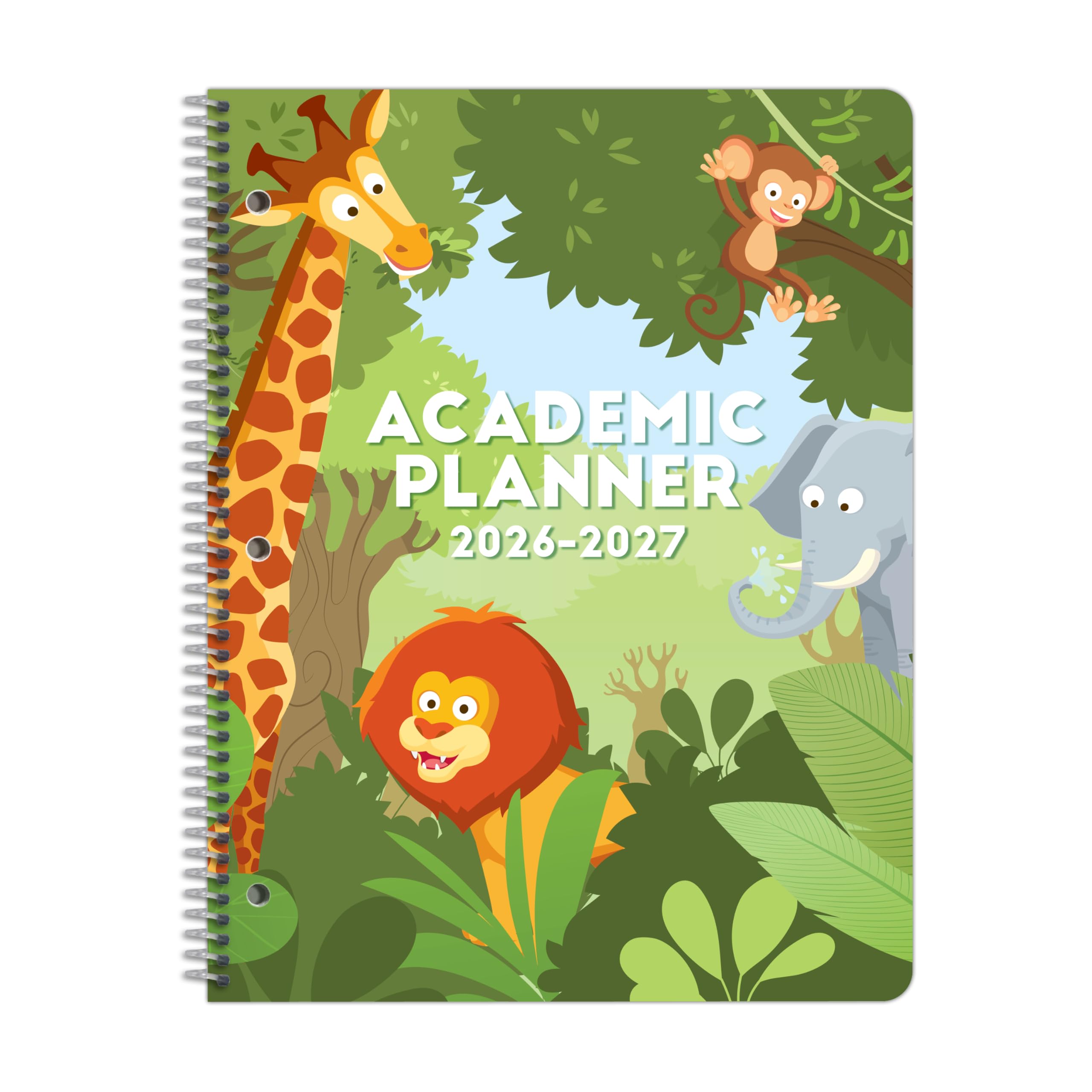 Planificateur académique pour enfants de 5 à 9 ans, couverture de bloc
