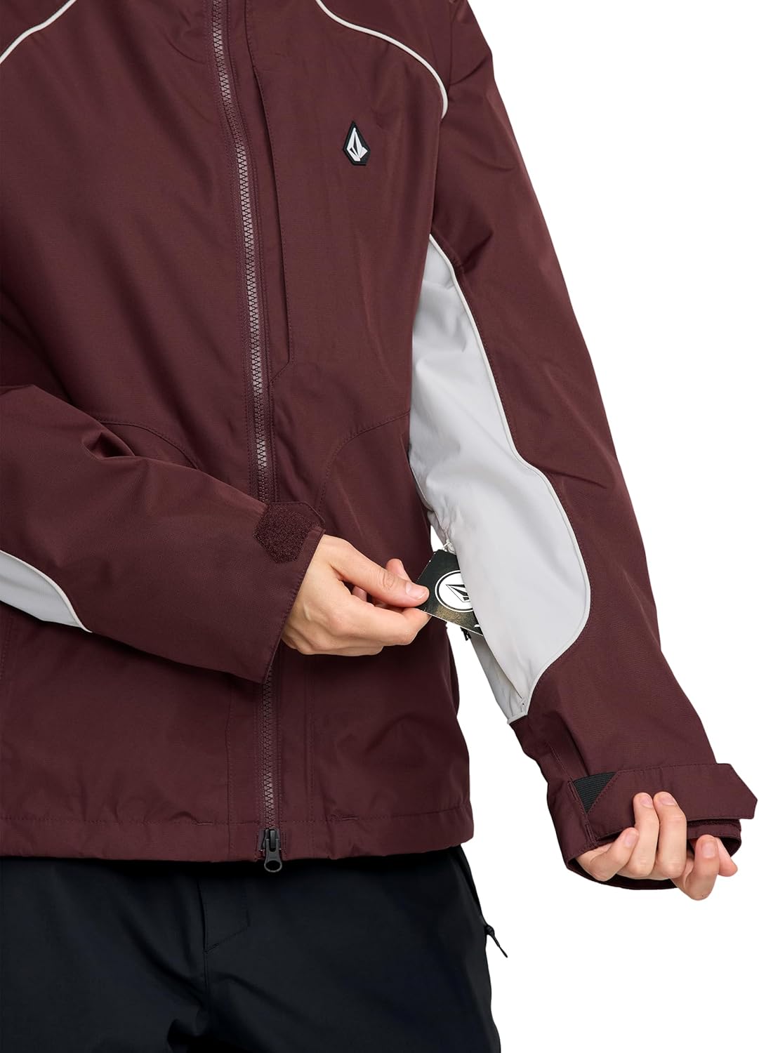 Volcom Women's Stone Smokeshow 20k Snowboard Jacket – Waterproof 2-layer, Short Fit