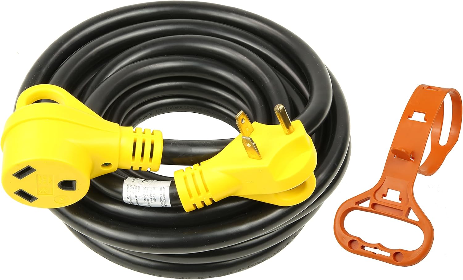 PEAKTOW PTR0111 RV Extension Cord 30Amp 25ft Power Supply Cable with