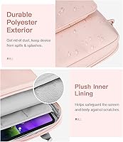 Vista 100 de MoKo Funda con Asa para Tableta de 9-11 Pulgadas, Bolsa de Transporte con Correa para el Hombro Compatible con Nuevo iPad Pro M4/iPad Air M2 de 11