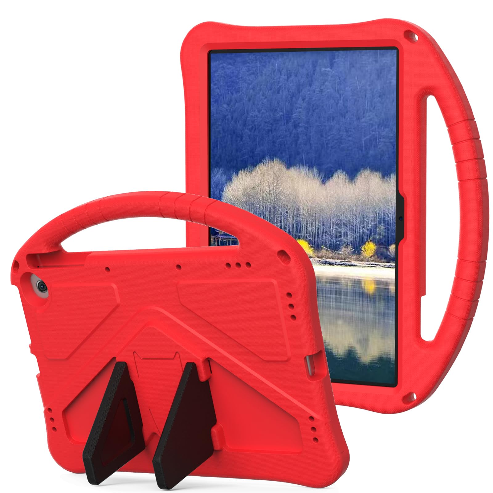 Housse Google Pixel Tablet 11 antichoc légère rouge 2023 - 8
