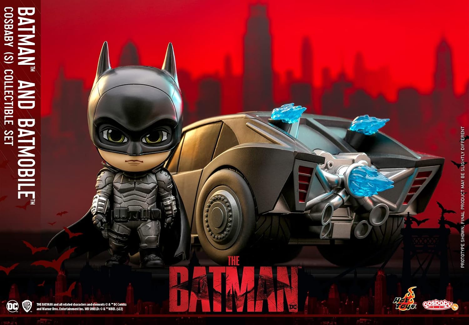 Kos Baby The Batman & Batmobile Size S Non-scale Figure Black