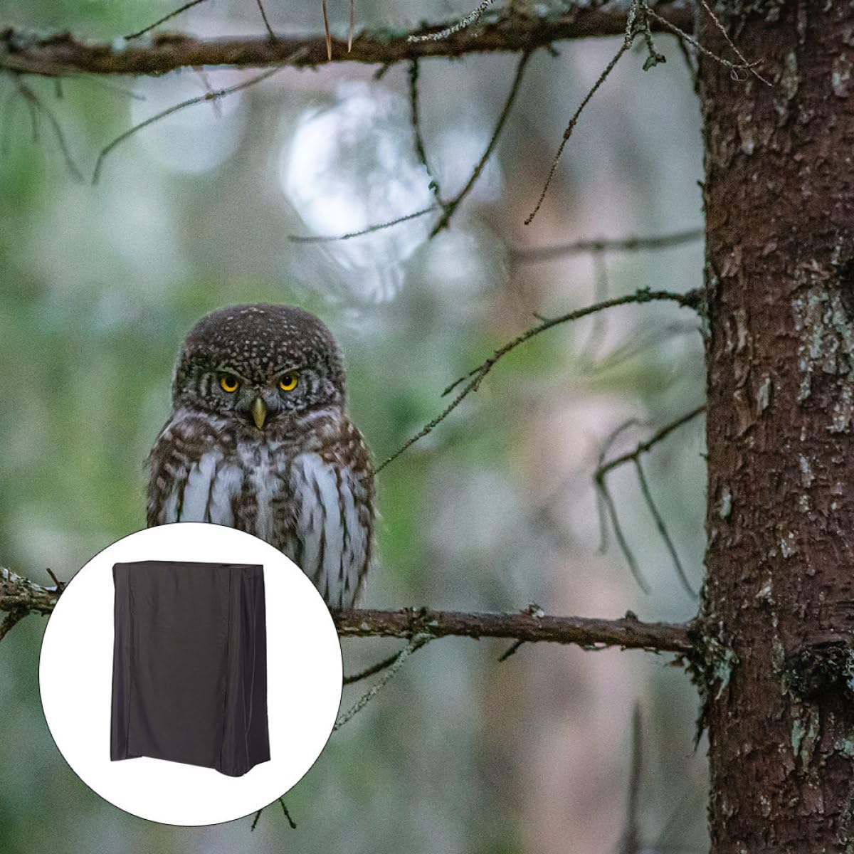 Vogelkäfig Abdeckung Staubdicht Schutzhülle aus Stoff Lichtschutzabdeckung für Vogelkäfig Schwarz Haustier Vogel Zubehör