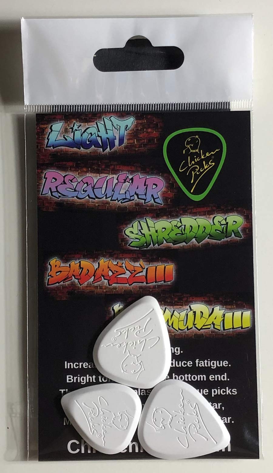 ChickenPicks guitar picks try-out set Original Series