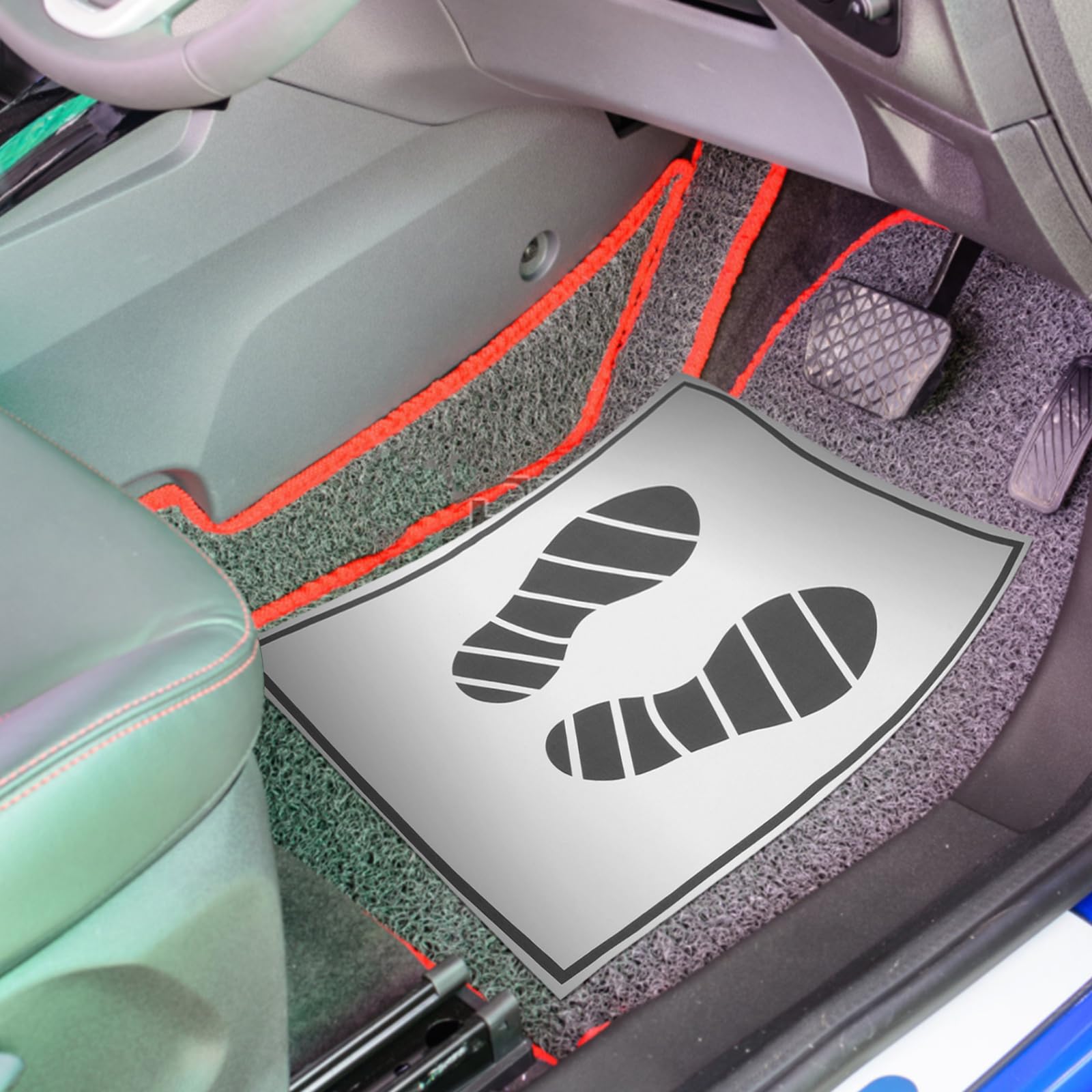 50PCS Auto Disposable Floor Pads Paper Vehicle Foot Mats Portable Floor Mats - Anti Mud Anti Snow Premium — view 6