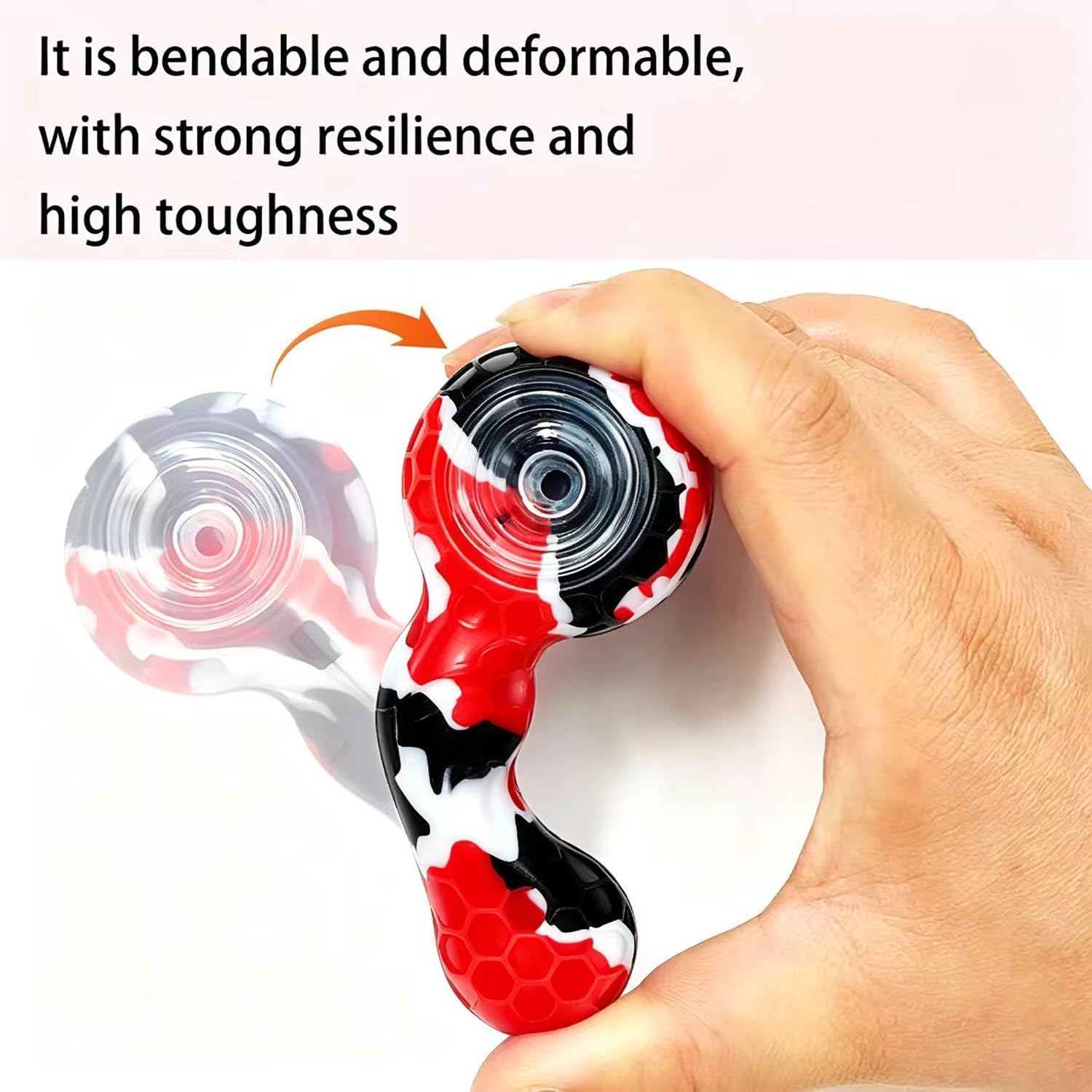 Silicone Accessory Set Red Black with Travel Case, Brush & Screens