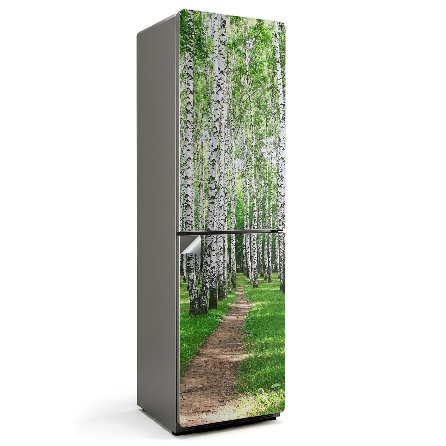 Sticker Réfrigérateur Forêt pour une Décoration Nature de Cuisine