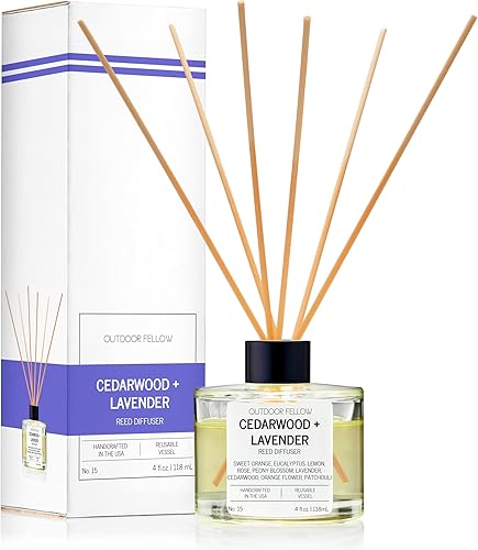 Miniatura 5 de Rosa Moschata - Difusor de varillas  4 onzas líquidas  Fragancia de lujo  Larga duración