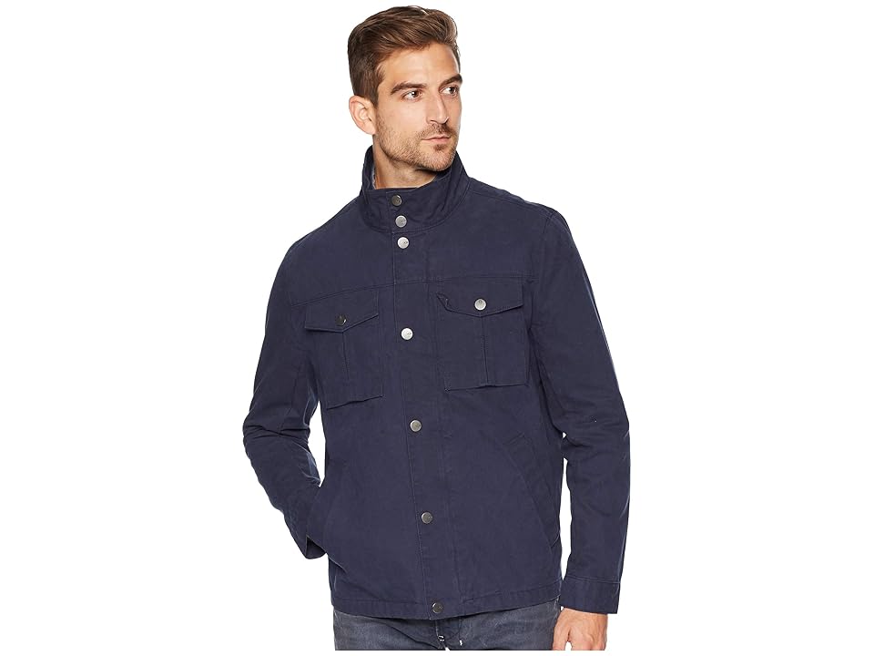 

UGG Cohen Waxed Cotton Jacket (Navy) Men's Coat