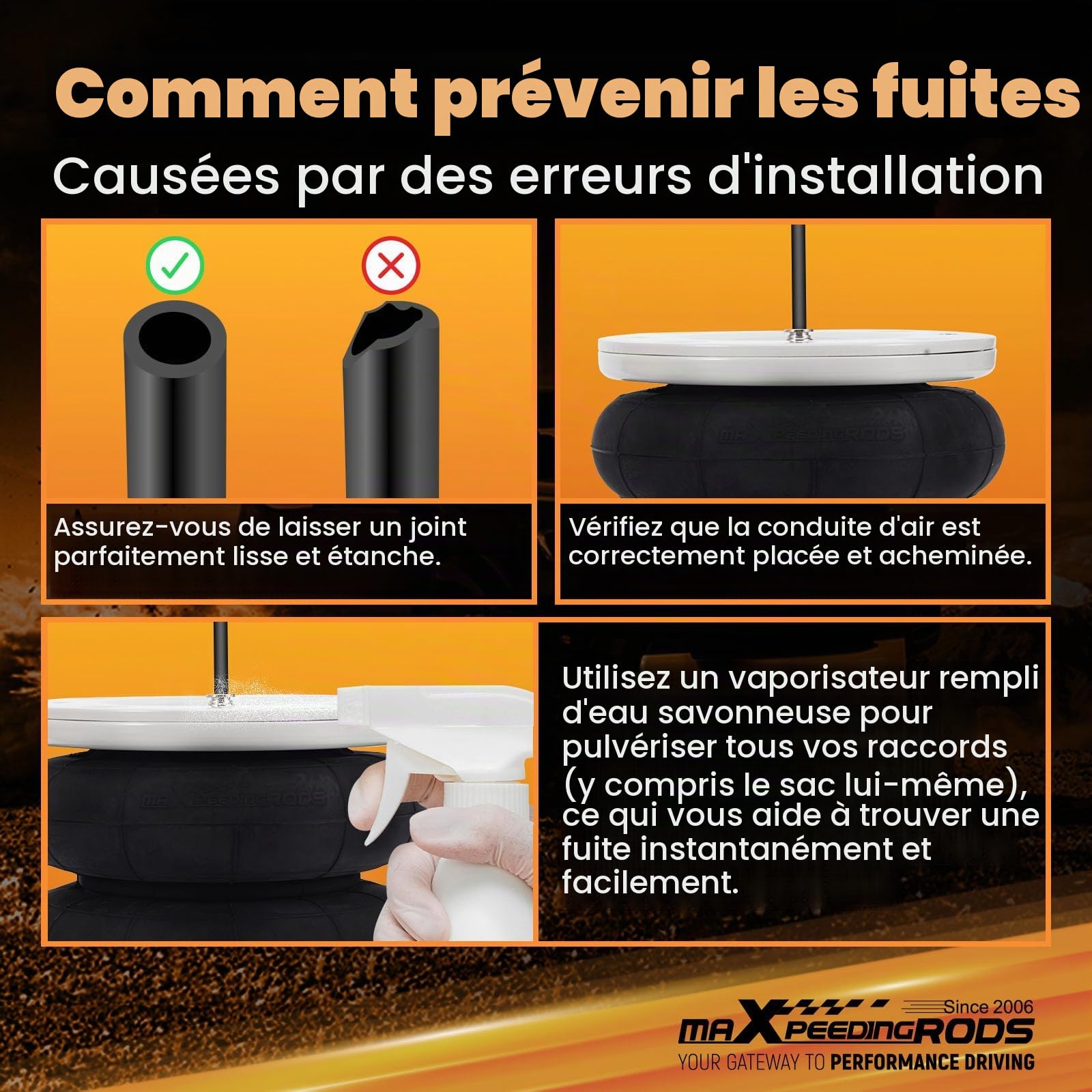 maXpeedingrods Lot de 2 ressorts pneumatiques arrière pour Fiat Ducato, Peugeot Boxer, Citroën 1994-2024