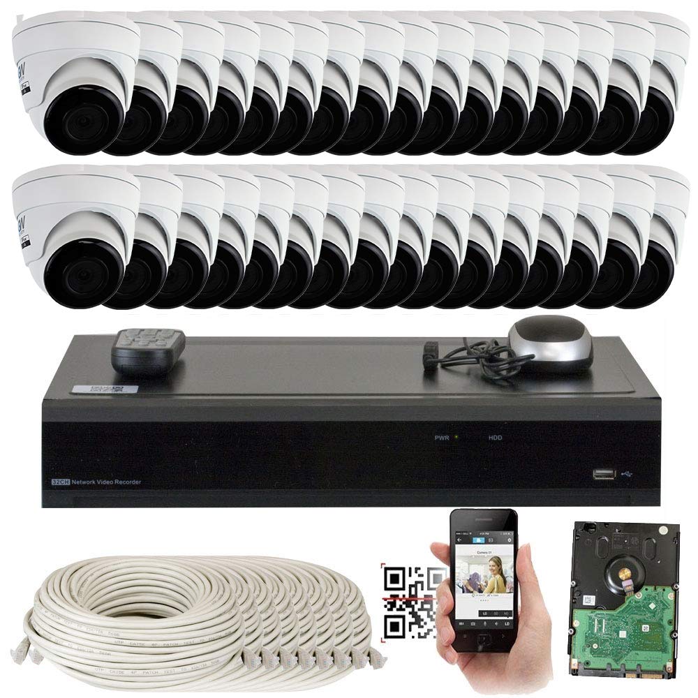 Sponsored Ad - GW Security 32 Channel H.265 PoE NVR Ultra-HD 4K (3840x2160) Security Camera System with 32 x 4K (8MP) IP M...