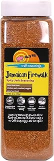 Dizzy Pig Jamaican Firewalk Spicy Jerk Seasoning Rub (Quart Shaker) - Seasons Around 120lbs of Food - Hand Made in the USA - MSG Free, Gluten Free