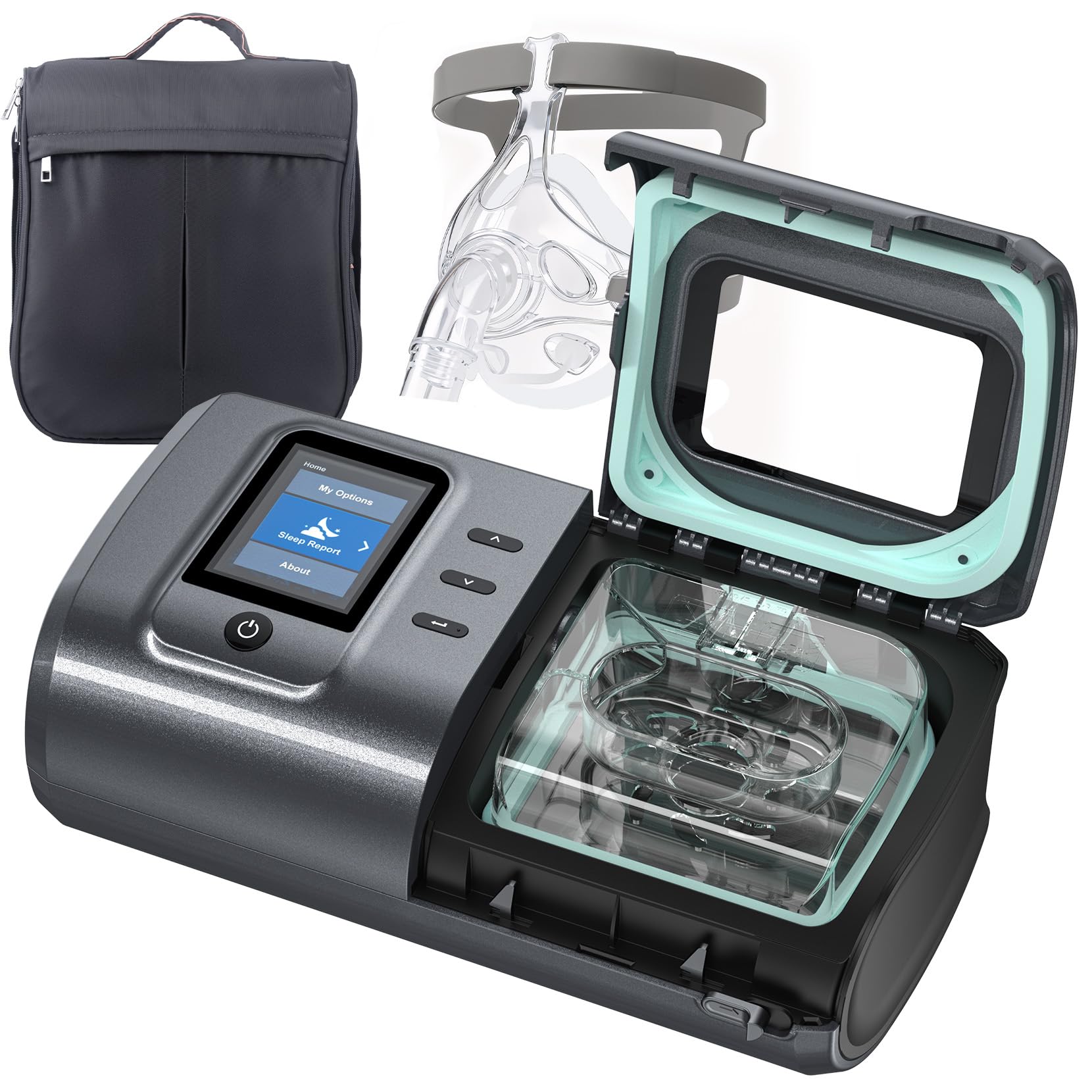 REMSTAR Plus Portable Auto-C-Pap Machine with Humidifier for Effective Sleep Apnea Therapy at Home and Travel