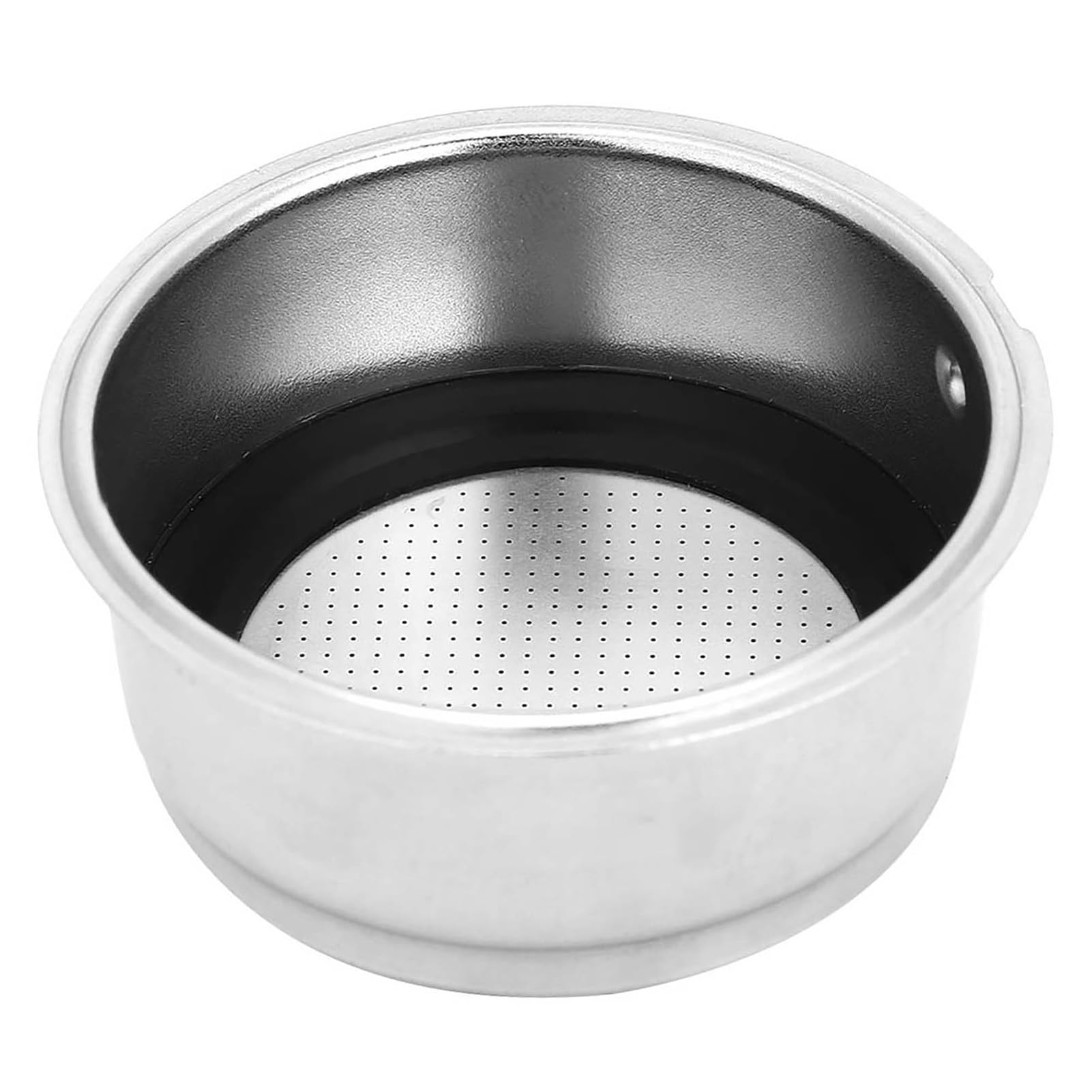 Coffee Strainer Stainless Steel Filter Basket Detachable Stainless Steel Coffee Filter Basket Strainer Coffee Machine Accessories (for Two Persons)
